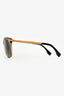 Fendi Brown/Orange Acrylic Logo Sunglasses