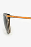 Fendi Brown/Orange Acrylic Logo Sunglasses