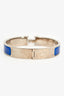 Hermès Silver Tone/Silver Metal/Enamel Clic Clac H Bracelet