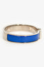 Hermès Silver Tone/Silver Metal/Enamel Clic Clac H Bracelet