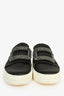 Roger Vivier Black Satin Crystal Buckle Sneakers Size 37.5