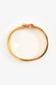 Hermès Gold Tone/White Metal/Enamel Clic Clac H Bracelet