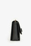 Salvatore Ferragamo Black Leather Vera Bow Mini Chain Crossbody Bag