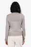 Line Beige Cashmere/Silk Gold Sequin Cardigan Size 0