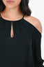Joie Black Silk Shoulder Cutout Top Size S
