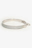 Hermès 18K White Gold Diamond 'Collier de Chien' Bracelet Small Model