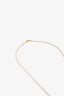 Tiffany & Co. 18K Yellow Gold Diamond Small Victoria Key Necklace