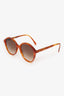 Celine Brown Frame Round Sunglasses