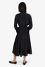 Veronica Beard Black Silk Camille Shirtdress Size 10