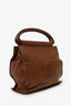 Pre-Loved Chanel™ Brown Leather Wooden Handle CC Tote