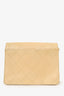 Pre-Loved Chanel™ Beige Quilted CC Shoulder Bag