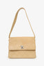 Pre-Loved Chanel™ Beige Quilted CC Shoulder Bag
