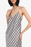 Cami New York Black/White Houndtooth Strappy Dress Size S