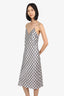 Cami New York Black/White Houndtooth Strappy Dress Size S