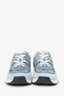 Pre-Loved Chanel™ Grey/Blue Tie Dye Mesh And Suede Low Top Sneakers Size 39.5