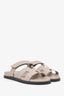 Hermès Beige Leather Chypre Sandals Size 40