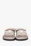 Hermès Beige Leather Chypre Sandals Size 40