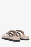 Hermès Beige Leather Chypre Sandals Size 40