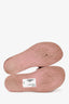 Christian Dior Pink Leather Every-D Logo Embossed Slides Size 36