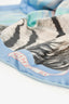 Hermès Light Blue Silk Tiger Royal Scarf 90