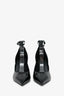 Casadei Black Patent Leather Pointed Toe Heels Size 36