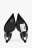 Casadei Black Patent Leather Pointed Toe Heels Size 36