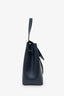 Mansur Gavriel Navy Leather Top Handle Bag