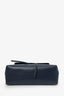 Mansur Gavriel Navy Leather Top Handle Bag