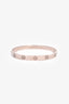 Cartier 18K White Gold Medium Model Love Bracelet Size 17
