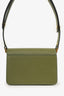 Marni Green/White Leather Mini Trunk Shoulder Bag