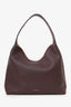 Mansur Gavriel Burgundy Candy Leather Shoulder Bag
