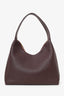 Mansur Gavriel Burgundy Candy Leather Shoulder Bag