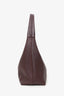 Mansur Gavriel Burgundy Candy Leather Shoulder Bag