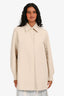 Akris Punto Beige Cotton Trench Coat Size 4