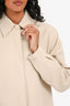 Akris Punto Beige Cotton Trench Coat Size 4