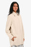 Akris Punto Beige Cotton Trench Coat Size 4