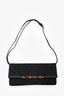 Gucci Black Canvas GG Supreme Bamboo Bar Shoulder Bag