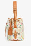 Louis Vuitton 2007 White Multicolore Canvas Petit Noe Bucket Bag