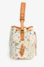 Louis Vuitton 2007 White Multicolore Canvas Petit Noe Bucket Bag