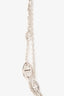 Hermès Sterling Silver Farandole Long Necklace 120