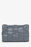 Bottega Veneta Grey Leather Cassette Crossbody Bag