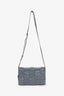 Bottega Veneta Grey Leather Cassette Crossbody Bag