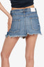 EB Denim Blue Distressed Mini Skirt Size M