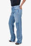 Reformation Blue Denim Two Tone Jeans Size 26