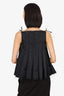 Shushu/Tong Black Pleated Tank Top Size 10