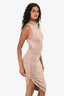 Lovers + Friends Cotton Ruched Mock Neck Dress Size XS