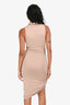 Lovers + Friends Cotton Ruched Mock Neck Dress Size XS