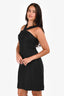 Pre-Loved Chanel™ Black Linen Halterneck Midi Dress Size 40