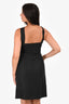 Pre-Loved Chanel™ Black Linen Halterneck Midi Dress Size 40