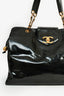 Pre-Loved Chanel™ 1996-97 Black Patent CC XL Supermodel Tote